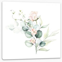 Floral Stretched Canvas 333811374