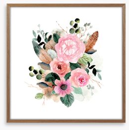 Floral Framed Art Print 334080818