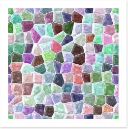 Mosaic Art Print 334165445