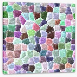 Mosaic Stretched Canvas 334165445