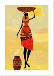 Tribal balance Art Print 33452626