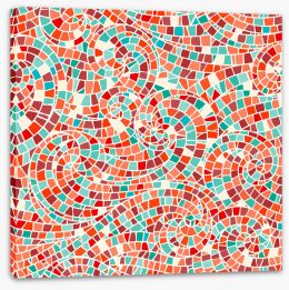 Mosaic Stretched Canvas 334909542