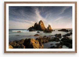 Camel Rock coast Framed Art Print 336298578