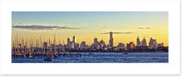 Melbourne panorama Art Print 34039667