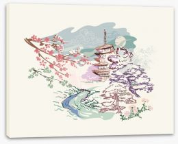 Japanese Art Stretched Canvas 341629827