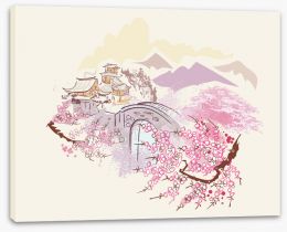 Japanese Art Stretched Canvas 341629848
