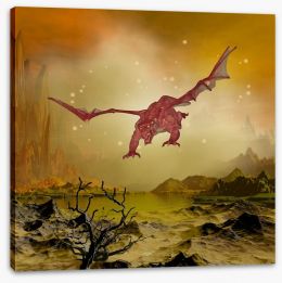 Dragons Stretched Canvas 34340658