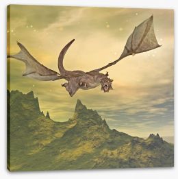 Dragons Stretched Canvas 34340690