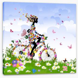 Butterfly ride Stretched Canvas 35266476