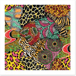 African Art Print 353141704