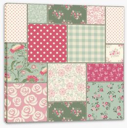 Patchwork Stretched Canvas 355406975
