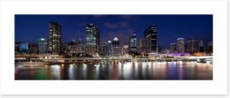 Brisbane city from Southbank Art Print 35764144