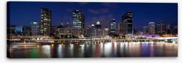Brisbane city from Southbank Stretched Canvas 35764144