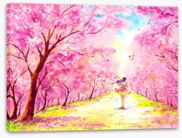 Spring Stretched Canvas 358114672