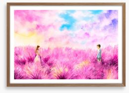 Love in the lavender Framed Art Print 358828095