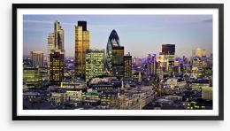 City of London skyline Framed Art Print 35939391
