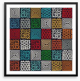 African Framed Art Print 360604769