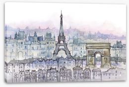 Paris Stretched Canvas 36227372