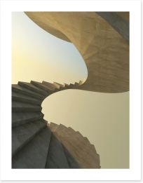 Staircase to the sky Art Print 36440734