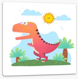 Dinosaurs Stretched Canvas 364633064