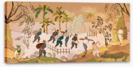 Chinese Art Stretched Canvas 364642910