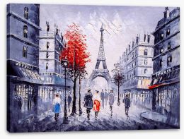 Paris Stretched Canvas 366318013