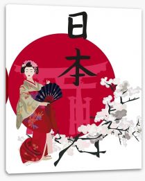 Japanese Art Stretched Canvas 36638464