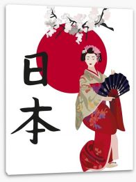 Japanese Art Stretched Canvas 36638545