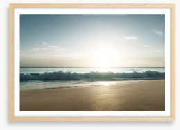 Beach light Framed Art Print 366475481