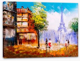 Paris Stretched Canvas 367804991
