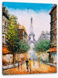 Paris Stretched Canvas 367805675