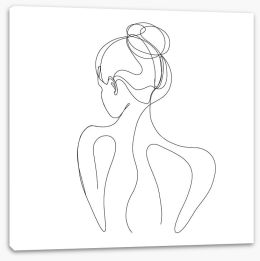 Linear lady I Stretched Canvas 367963691