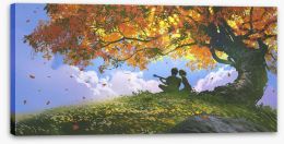 Melody of fall Stretched Canvas 369018137