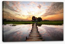 Jetty Stretched Canvas 37196568