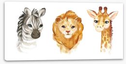 Animal Friends Stretched Canvas 371975700