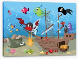 Under The Sea Stretched Canvas 37210482