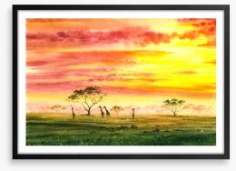 African Art Framed Art Print 373301550