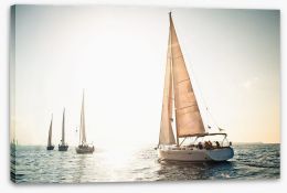 Dusk sailing Stretched Canvas 37590316