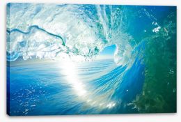Crashing ocean wave Stretched Canvas 37613636
