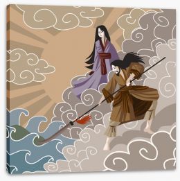 Japanese Art Stretched Canvas 378990895