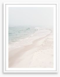 Beach mist Framed Art Print 38111676