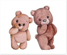 Teddy Bears Art Print 383307053
