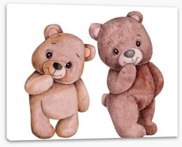 Teddy Bears Stretched Canvas 383307053