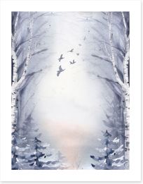 Winter Art Print 383873552