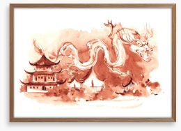 Dragons Framed Art Print 38431775