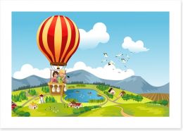 Balloons Art Print 38453359
