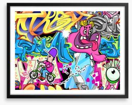 Graffiti days Framed Art Print 38479152