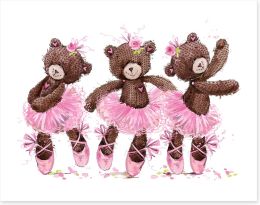 Teddy Bears Art Print 384859565