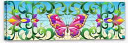 Stained Glass Stretched Canvas 385177240