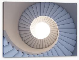 Staircase to the future Stretched Canvas 38517882